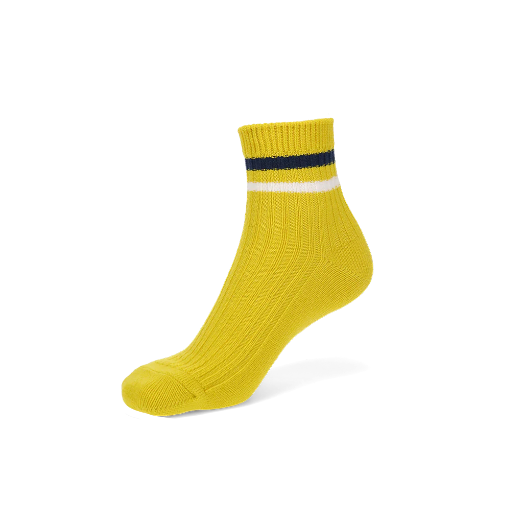 Striped Cotton Quarter Socks - Image 8