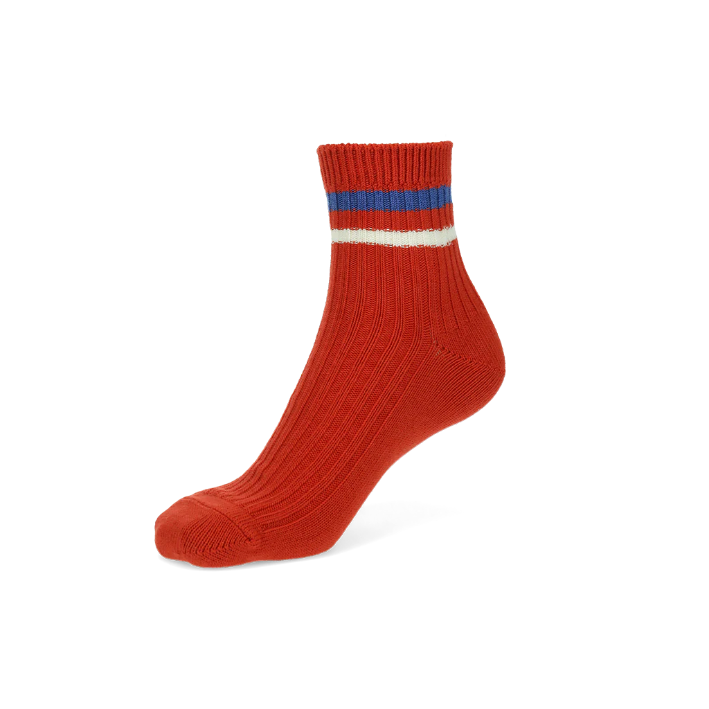 Striped Cotton Quarter Socks - Image 9